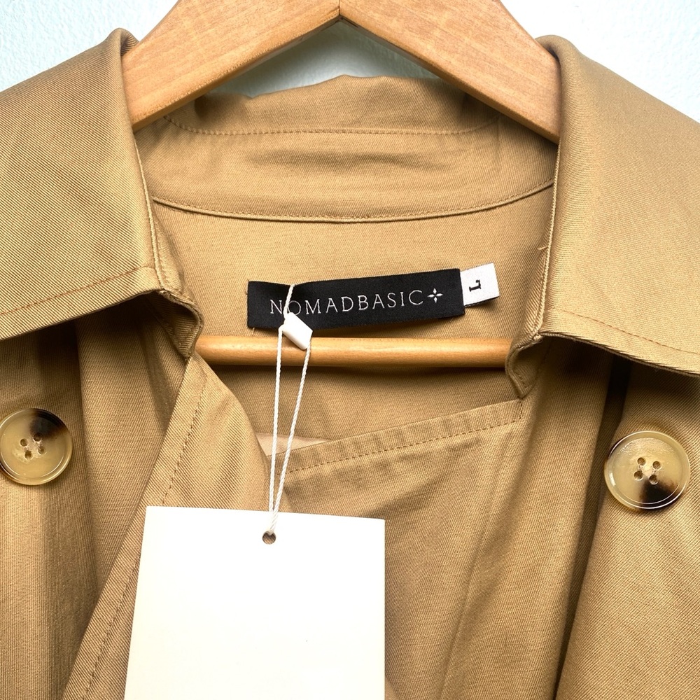 Classic Tan Trench Coat - Picture 5 of 8